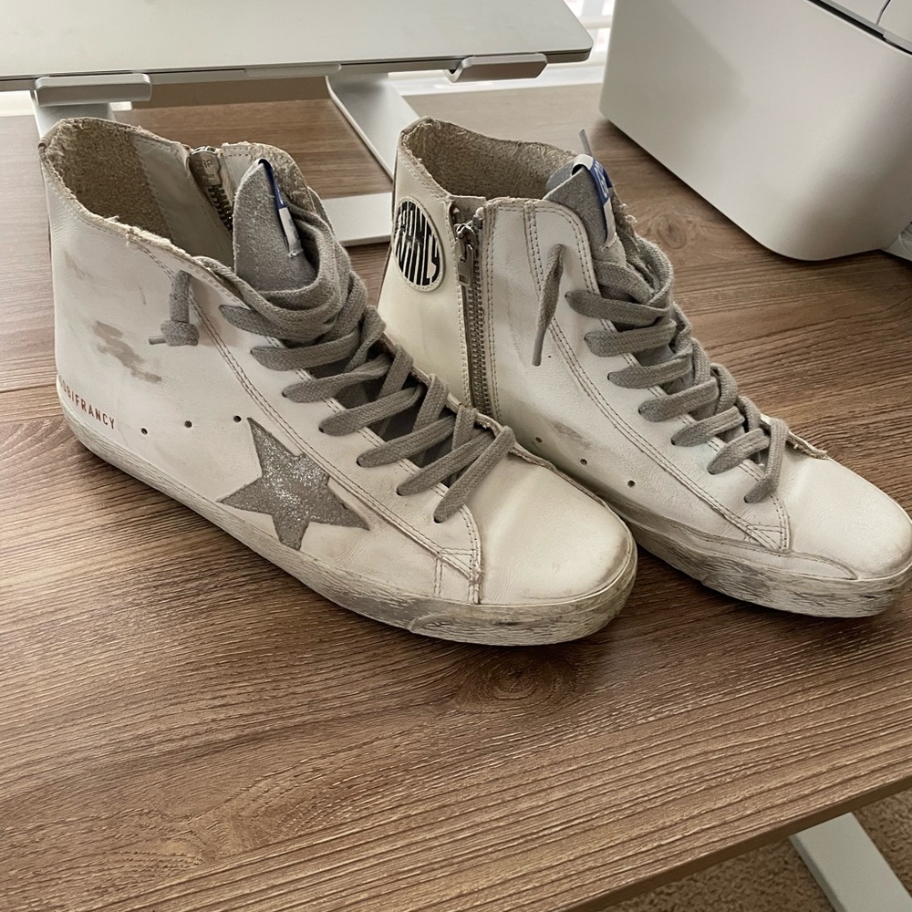 Golden Goose Francy’s size 38 worn only a few times.